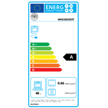 BERTAZZONI MAS105I2EXT Κουζίνα Ηλεκτρική με Επαγωγικές Εστίες 100cm Inox BERTAZZONI MAS105I2EXT Κουζίνα Ηλεκτρική με Επαγωγικές Εστίες 100cm Inox
